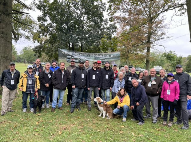 Group members with Mercedes techs